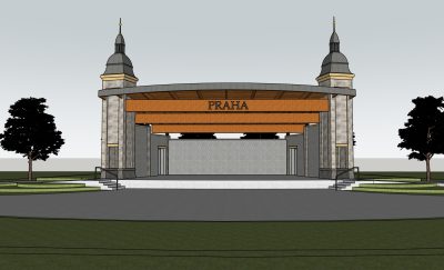 Architect's rendering of what the POPS facility might look like.